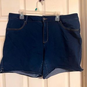 Faded glory, size 22, blue Jean shorts